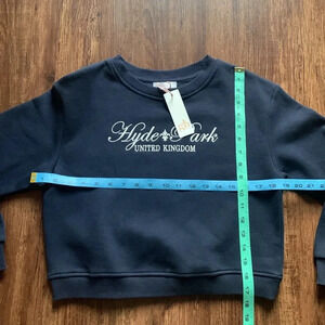 Gianni Bini United Kingdom Hyde Park Sweatshirt Size Large New